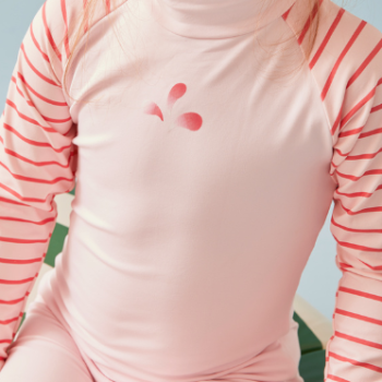 Combi UV A2403400 rose Fraises Archimède Beachwear