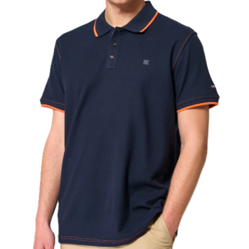 Polo Piqué Contrasté Hommes A1937 de BATELA