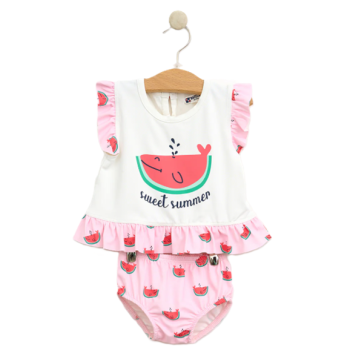 Ensemble Bébés Filles UVB50 avec Volants B2619 BATELA