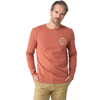 T-Shirt uni manches longues A2567 Hommes BATELA