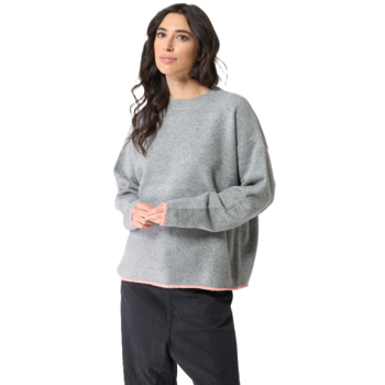 Pull Oversize Fines Rayures A2612 Femmes Constrastes BATELA