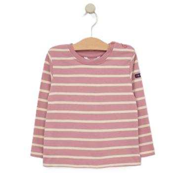 Tee-Shirt Bébés rayures B2400 manches longues de BATELA