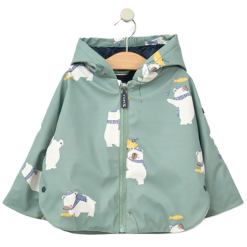 Ciré Poncho Bébés Imprimé Doublé Moumoute C3145 BATELA