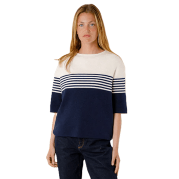 Pull Coton Egyptien MORWENA Femmes de ROYAL MER