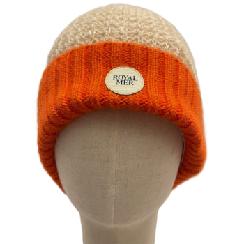 Bonnet Kid Mohair à revers contrasté OLYMPE de ROYAL MER
