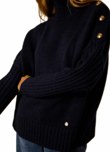 Colette Pull col montant Marine Femmes de Royal Mer2