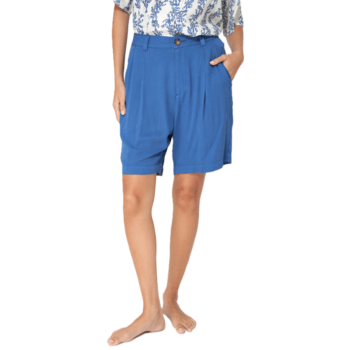 Bermuda Long Viscose avec Plis A1880 Femmes BATELA