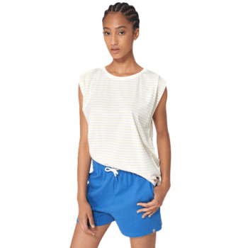 Tee-Shirt Sans Manches Plis Epaules Femmes A2618 BATELA