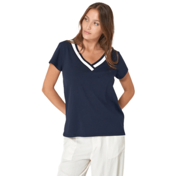 Tee-Shirt Femmes Encolure V A2624 de BATELA