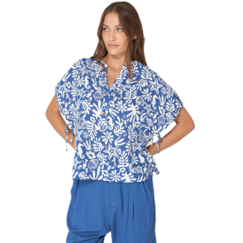 Blouse encolure MAO A1894 Femmes BATELA