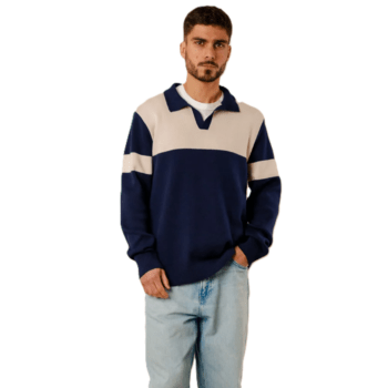 Pull col Polo KARL Manches Longues Hommes de ROYAL MER