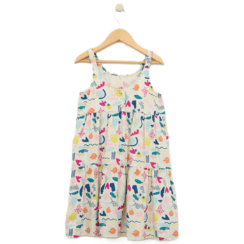 Robe à Betelles Filles imprimée N1906 de BATELA