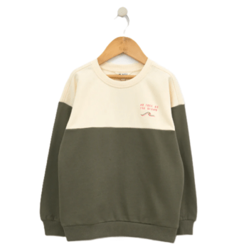 Sweat-shirt Bicolore Enfants N1957 BATELA