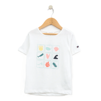 Tee-shirt imprimé Coton OEKO-TEX Enfants N1961 BATELA