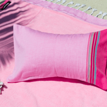 Coussin gonflable et Taie Coton KIKOY Simone & Georges