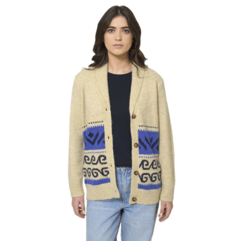 Veste Jacquard Femmes Dessin Ancre Dos A2566 BATELA