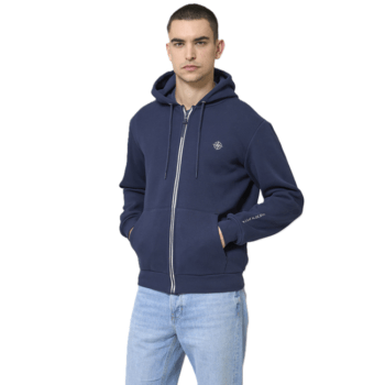 Sweat zippé à Capuche A2827 Bonded Terry Hommes de BATELA