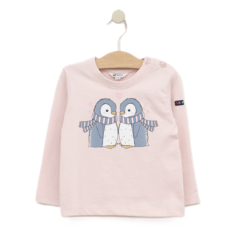 T-Shirt Pingouins Manches Longues B2532 Bébés BATELA