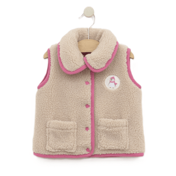 Gilet Sherpa Matelassé Sans Manches B2630 Bébés BATELA