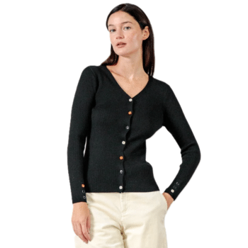 Cardigan MIREL Mérinos Uni Femmes de ROYAL MER