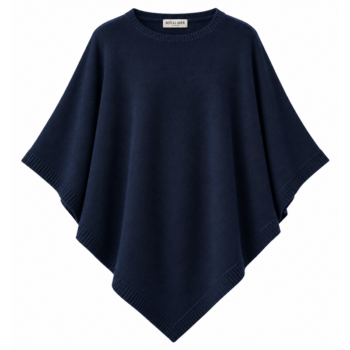 Poncho MALOJA Uni Mérinos Femmes ROYAL MER